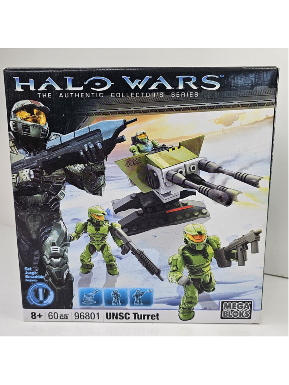 SEALED Mega Bloks Halo Wars UNSC Turret 96801 Collectors Series NEW